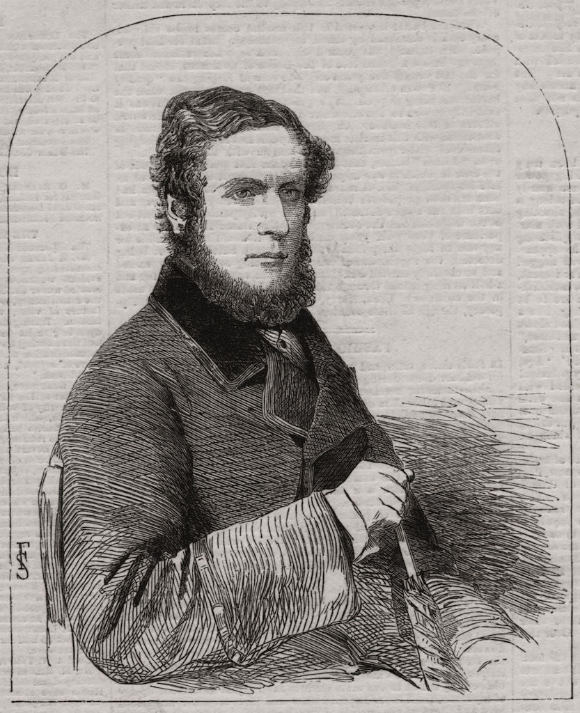 The Hon. F. Lygon, MP for Tewkesbury, Civil Lord of the Admiralty. Glos 1859